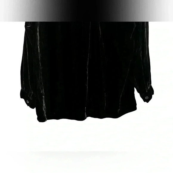 CP Shades (sHiRt)  Romy Brown Velvet Top Size S - Picture 4 of 9